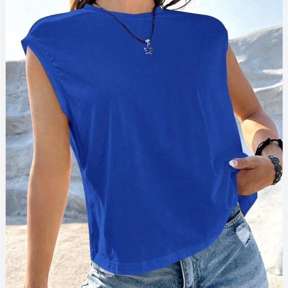 Anne Klein Tops - Anne Klein Royal Blue Women’s Blouse Top Size Small